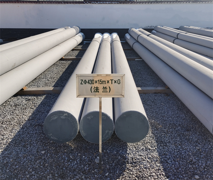 启东430×15米×T×G砼电力电杆